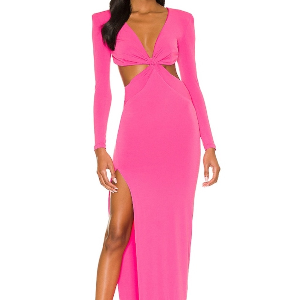 NOOKIE Jewel Gown Neon Pink